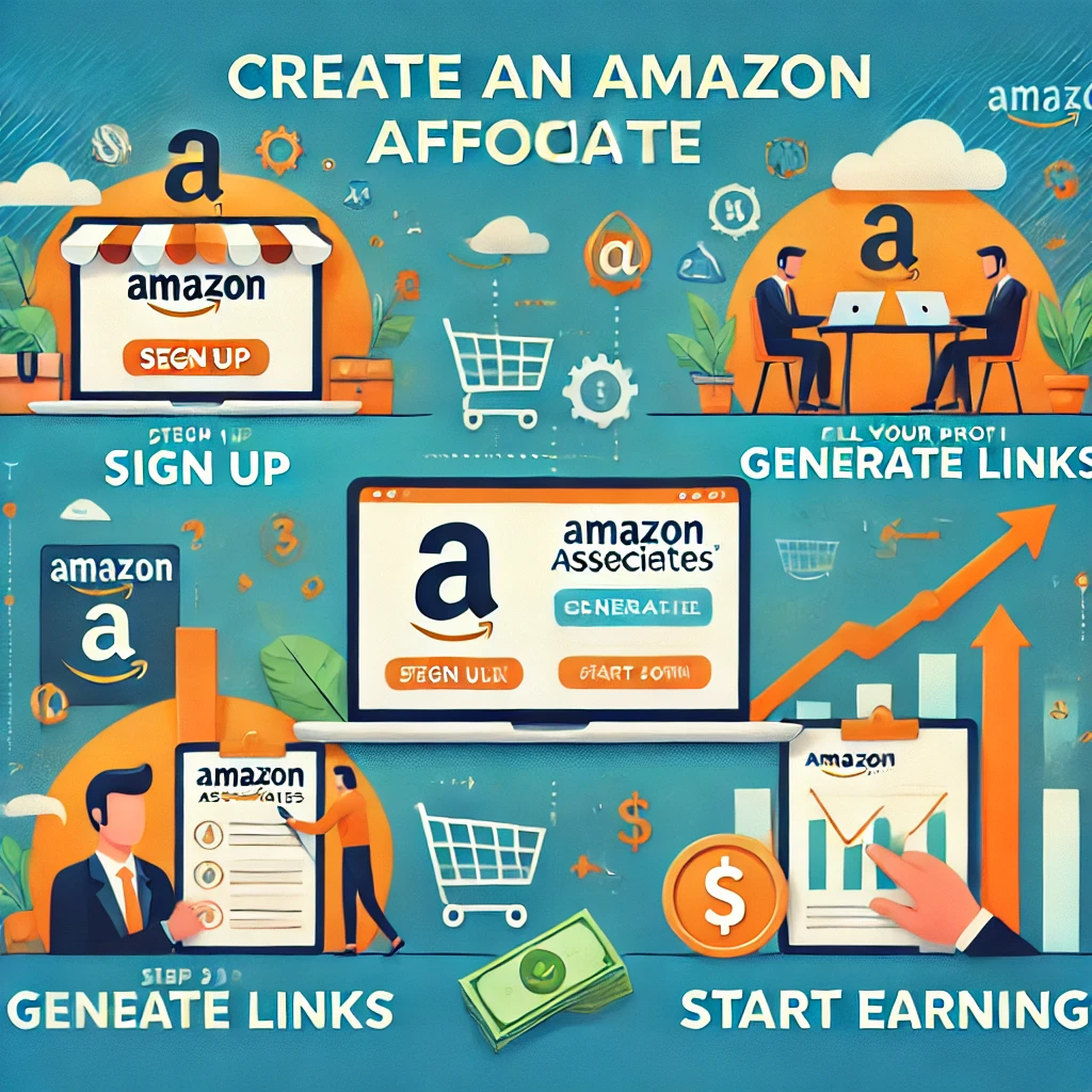 Step 1: How to Create a Affiliated Account Amazon