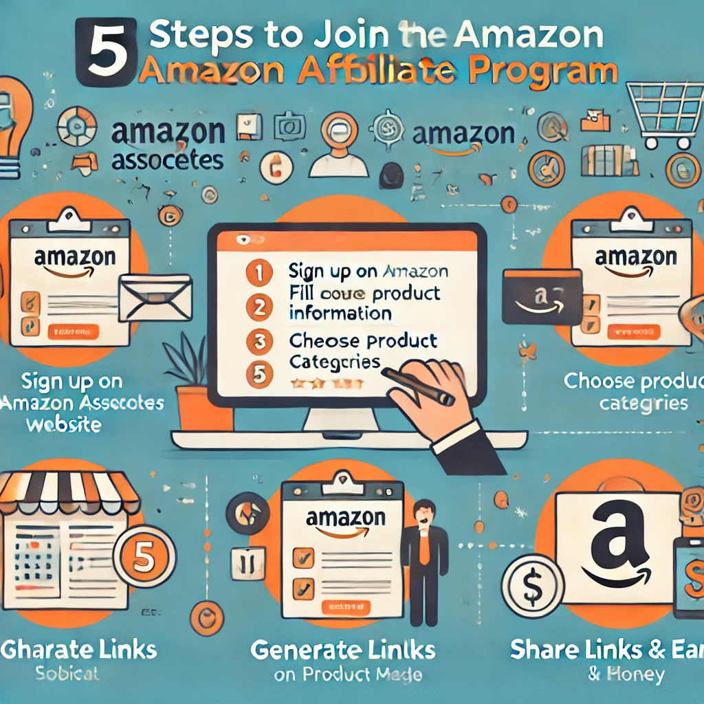 Create a affiliated account Amazon
Step 5: Follow the Rules