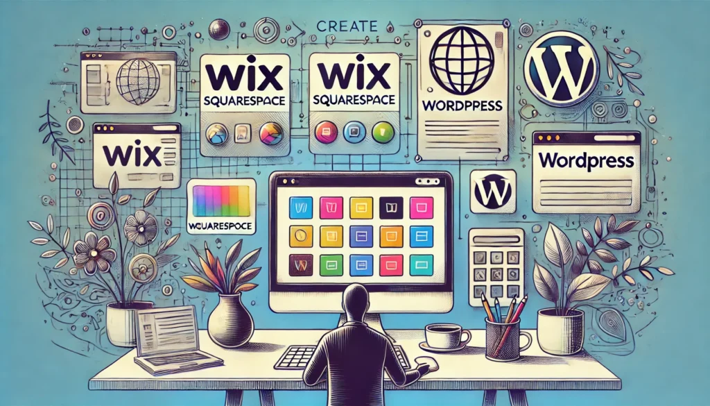 Create a portfolio website choose a platform