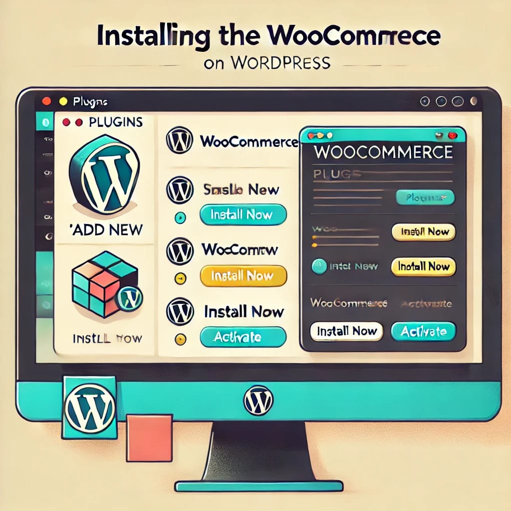 Step: 3 install and e-commerce plugin (Woo commerce)
