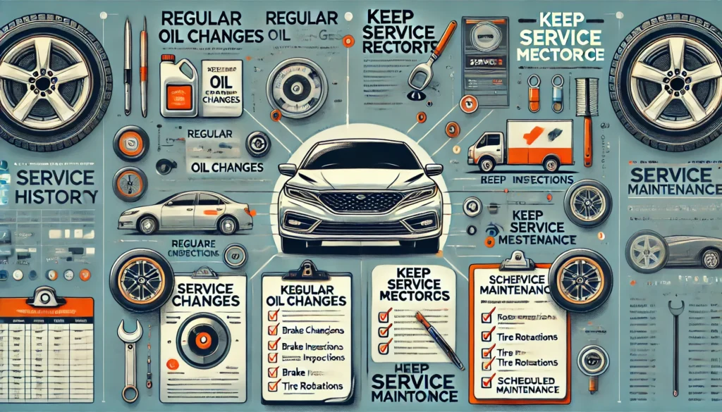Increase your cars resale value easily
Maintain a Complete Service History