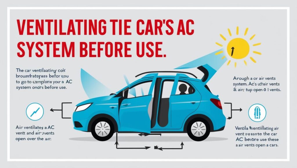 Ventilate Before Using car AC